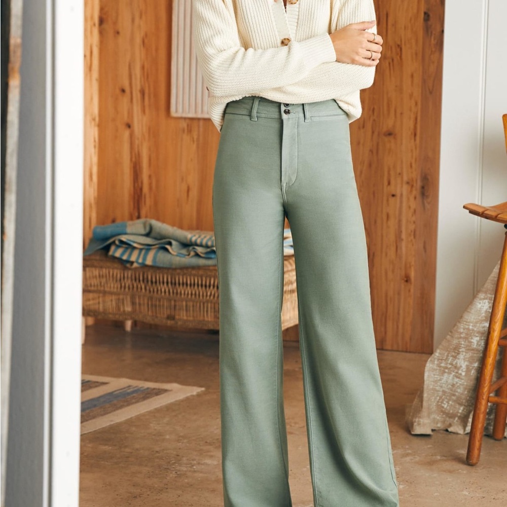 Faherty harbor terry pants